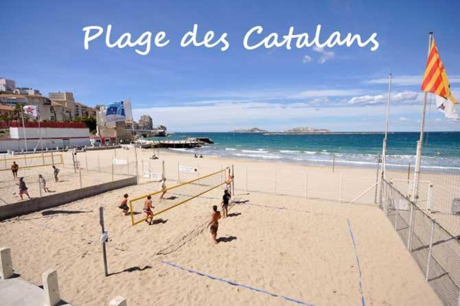 Ferienwohnung T2 Plage Catalans-Vieux Port Marseilles Exterior foto