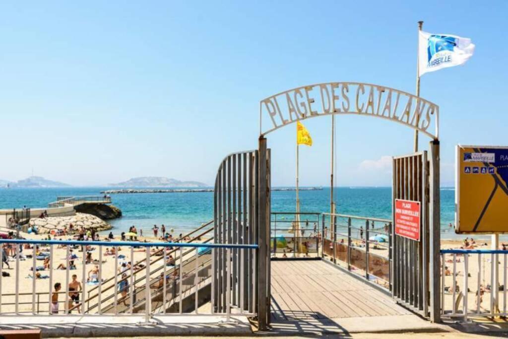 Ferienwohnung T2 Plage Catalans-Vieux Port Marseilles Exterior foto
